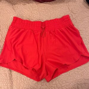 Red All in Motion High Rise 3” Athletic Shorts - Bough in May/June